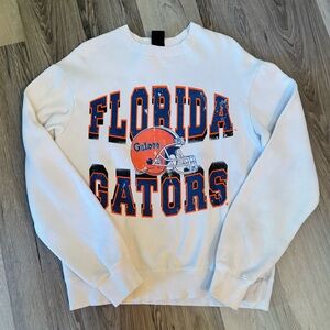 *** SOLD *** Florida Gators White Sweater